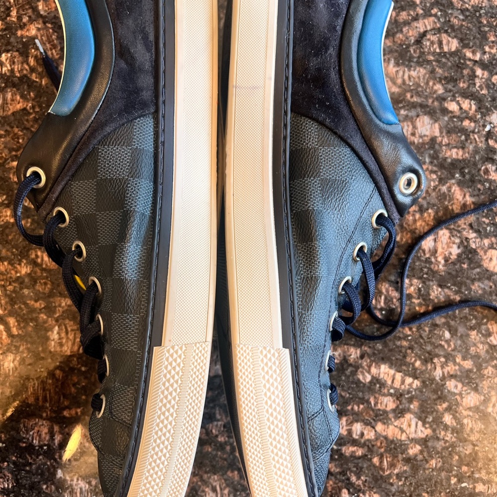 Louis Vuitton Men's Navy Sneakers - Picture 12 of 13